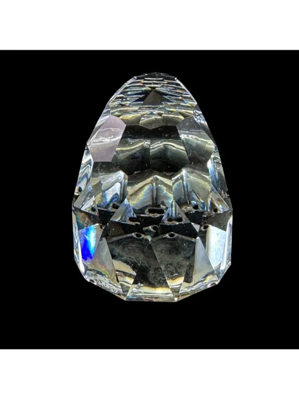 Swarovski Crystal Falcon Eagle Head Miniature Made in Austria Vintage 1980s